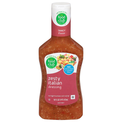 Food Club Zesty Italian Dressing 16 fl oz
