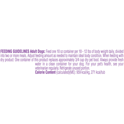 Purina Beneful Freshly Prepared Blends Wet Dog Food With Lamb, Brown Rice, Carrots and Tomatoes - 10 oz. Tub