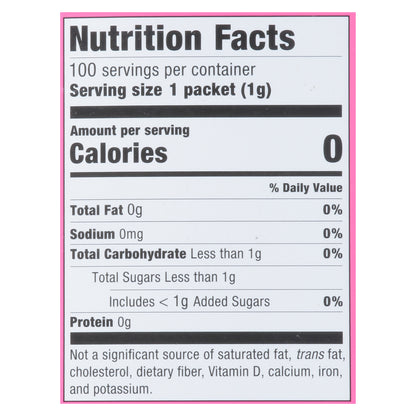 Sweet 'N Low Zero Calorie Sweetener 100 ea