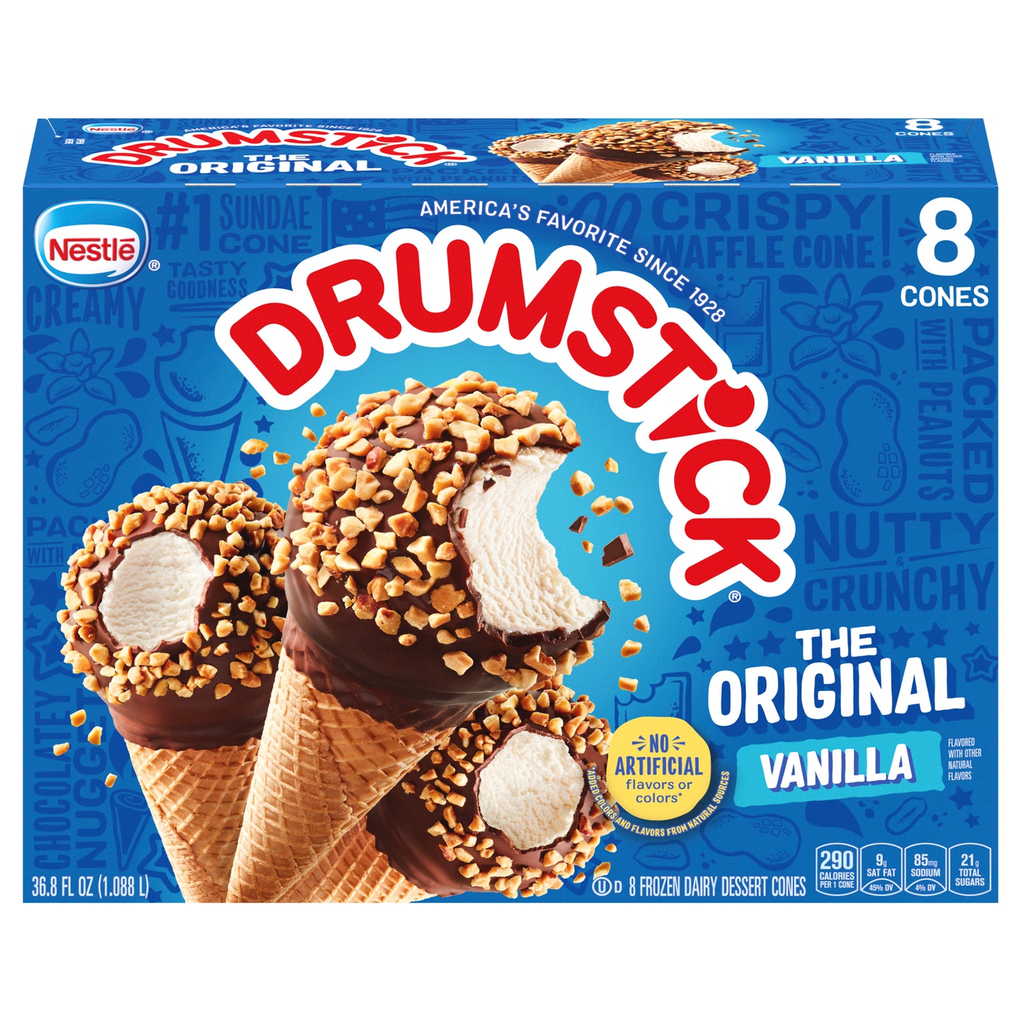 Drumstick® Vanilla Frozen Dairy Dessert Cones