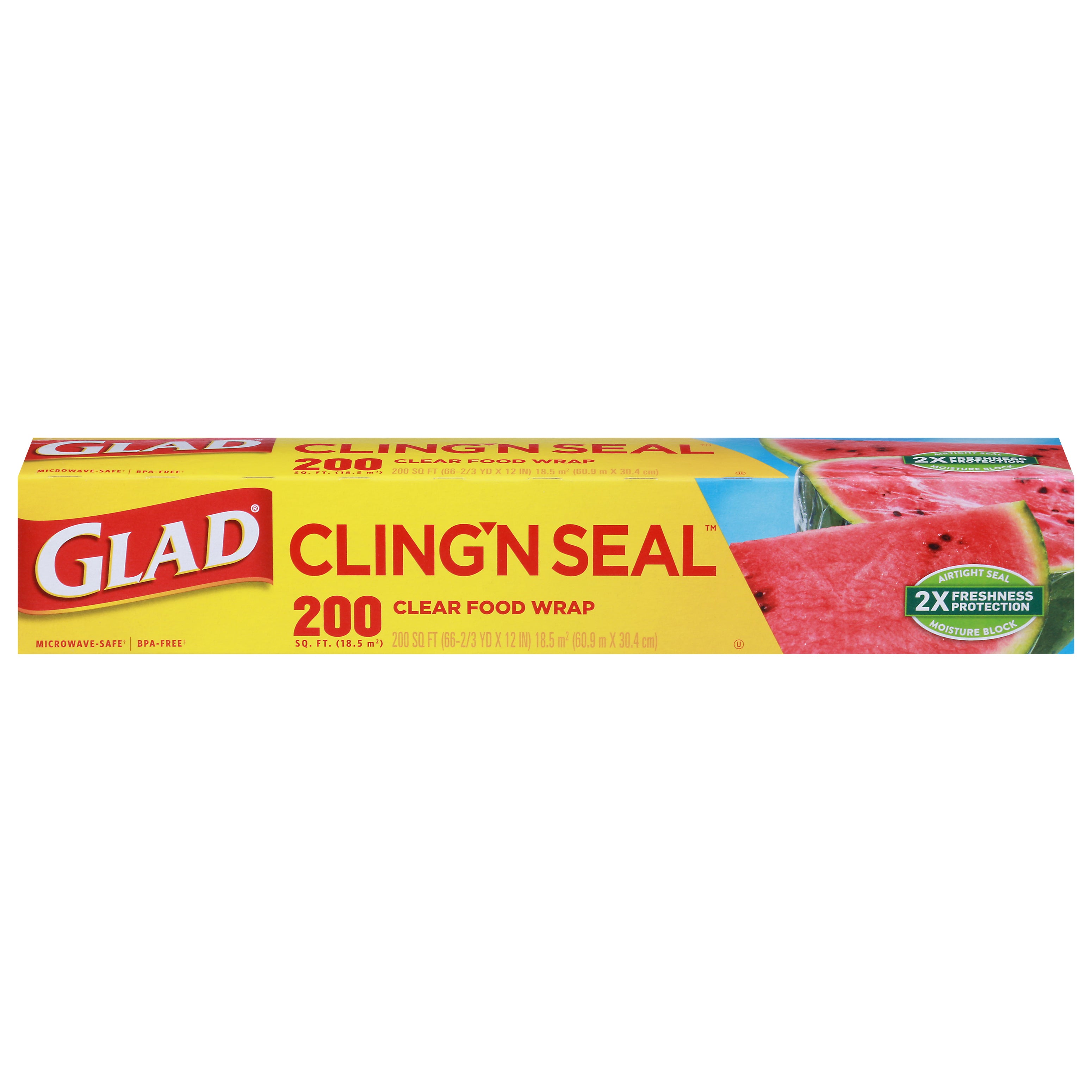 Glad Cling'n Seal 200 Square Feet Clear Food Wrap 1 ea – Douglas
