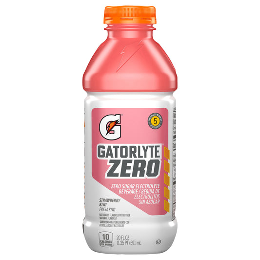 Gatorade Gatorlyte Zero Sugar Electrolyte Beverage Strawberry Kiwi 20 Fl Oz