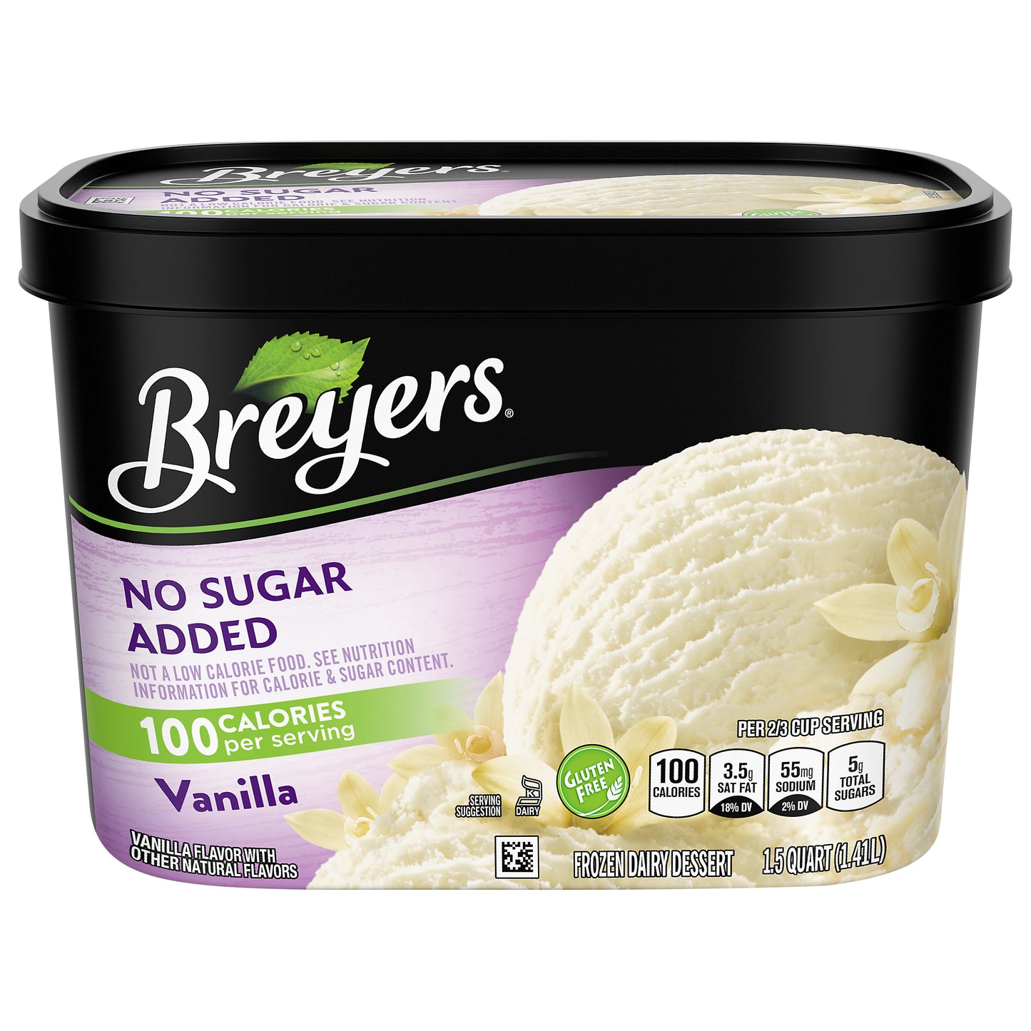 Breyers No Sugar Added Vanilla Frozen Dairy Dessert