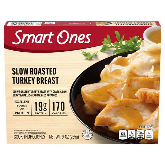 Smart Ones Slow Roasted Turkey Breast Frozen Meal, 9 oz Box