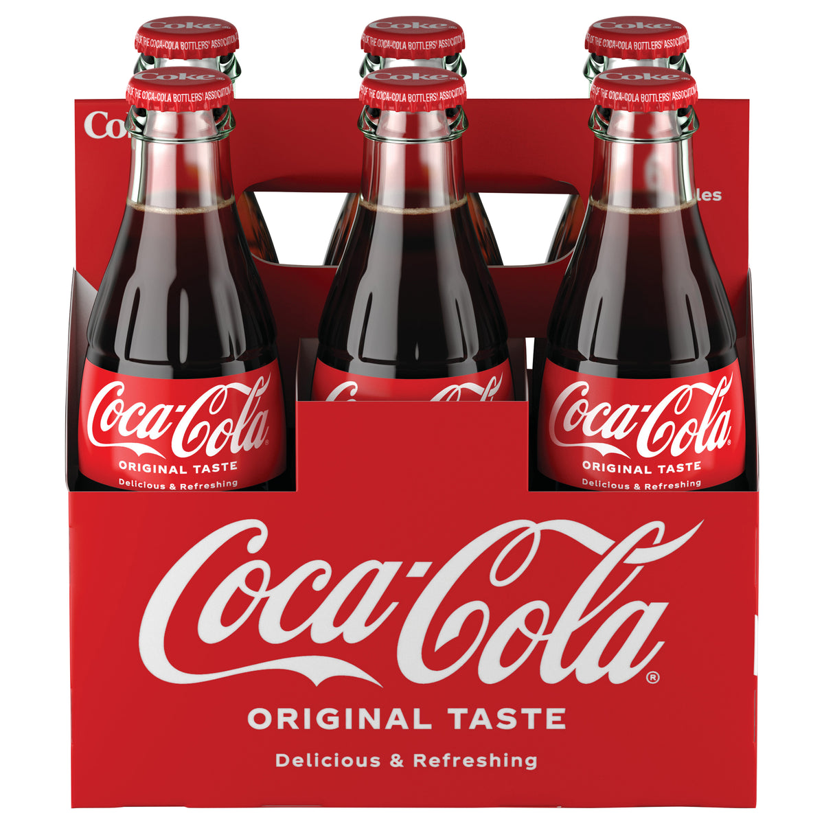 Coca-Cola Glass Bottles, 8 fl oz, 6 Pack – Douglas Food Valu