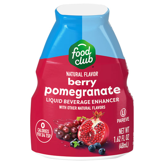 Food Club Berry Pomegranate Liquid Beverage Enhancer 1.62 fl oz