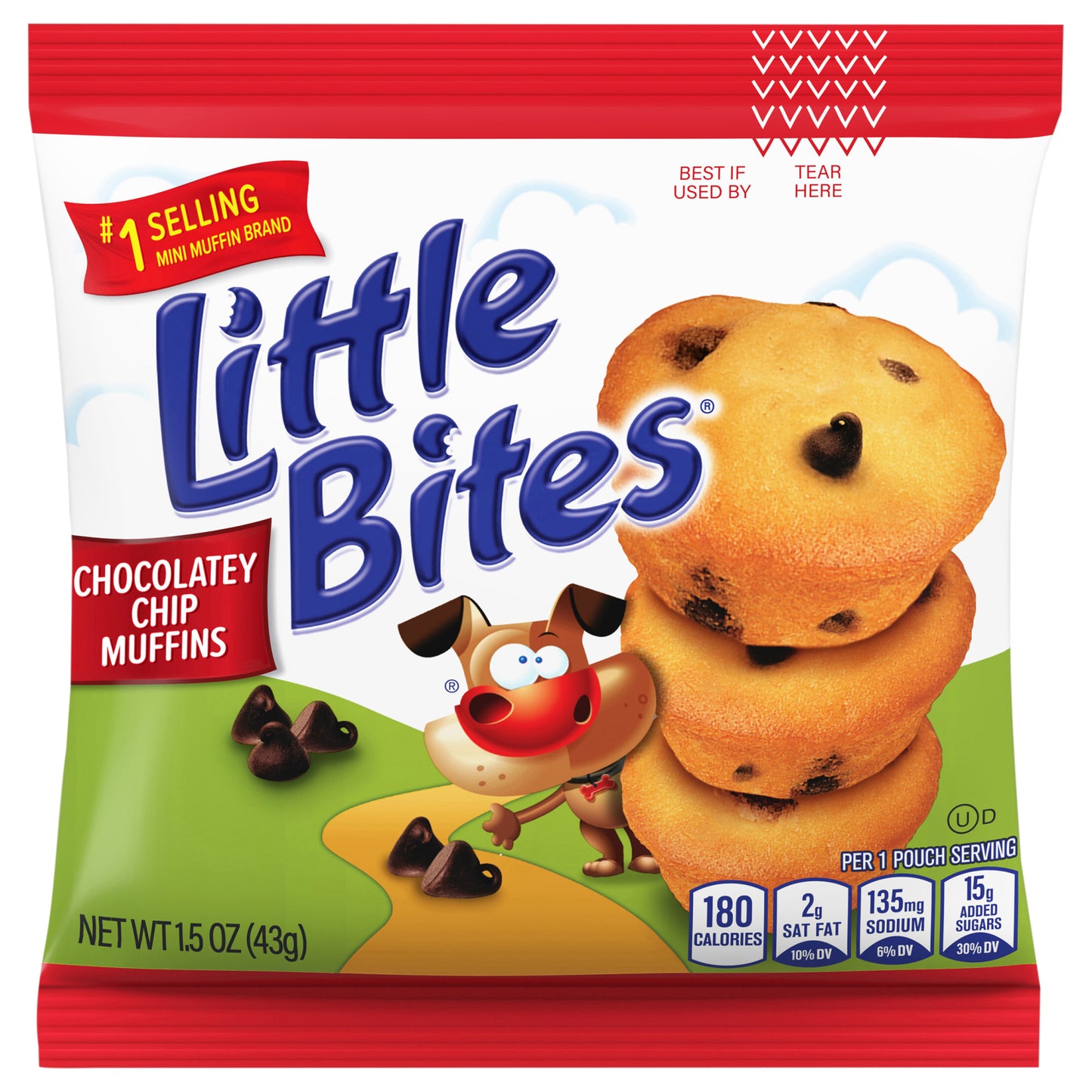 Entenmann's Little Bites Chocolatey Chip (Individual) Mini Muffins, 1.5 oz