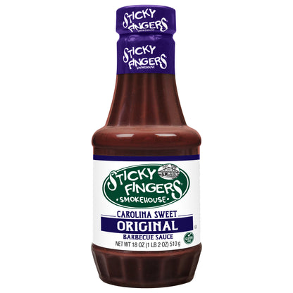 Sticky Fingers Smokehouse Carolina Sweet Original Barbecue Sauce 18 oz