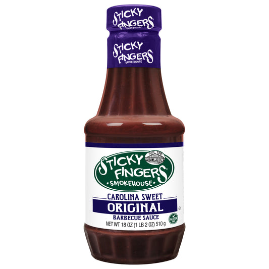 Sticky Fingers Smokehouse Carolina Sweet Original Barbecue Sauce 18 oz