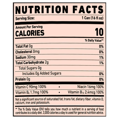 Ghost Zero Sugar Energy Drink, Peaches, 16 fl oz can