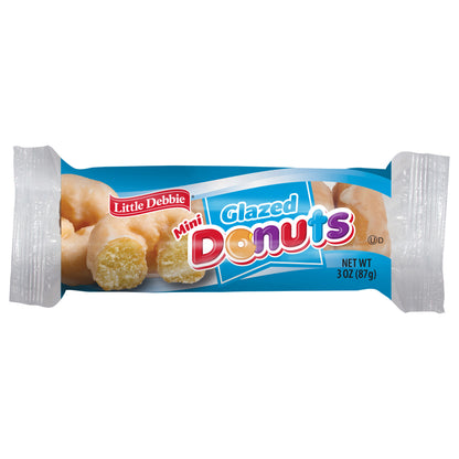 Snack Cakes, Little Debbie Snack Mini Donuts (Glazed)