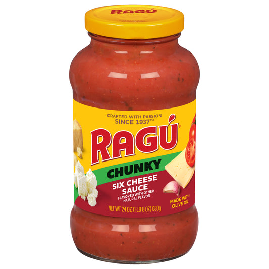 Ragu Chunky Six Cheese Sauce 24 oz