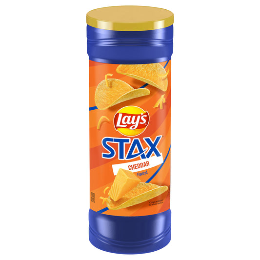 Lay's® Stax Cheddar Snacks Stacks Crisps Potato Chips