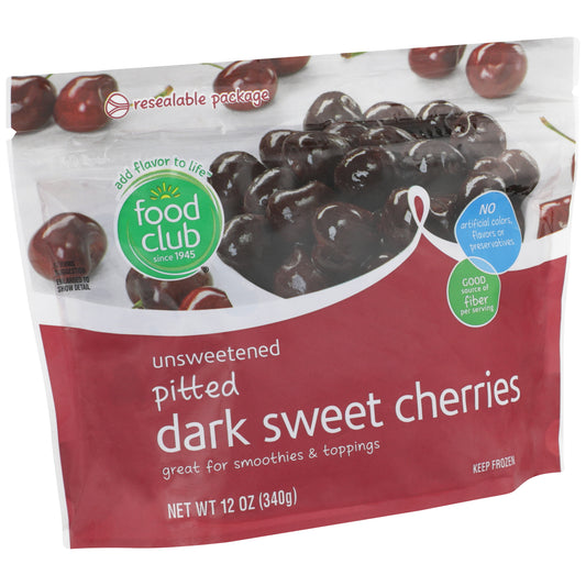 Unsweetened Pitted Dark Sweet Cherries