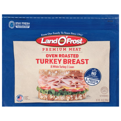 Land O'Frost Honey Smoked Turkey Breast & White Turkey 14 oz