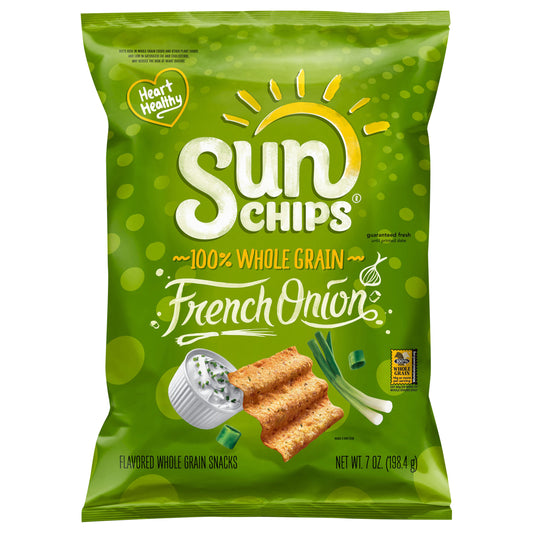 SunChips Flavored Whole Grain Snacks French Onion 7 Oz