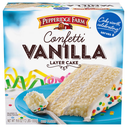 Pepperidge Farm Confetti Vanilla Layer Cake 19.6 oz
