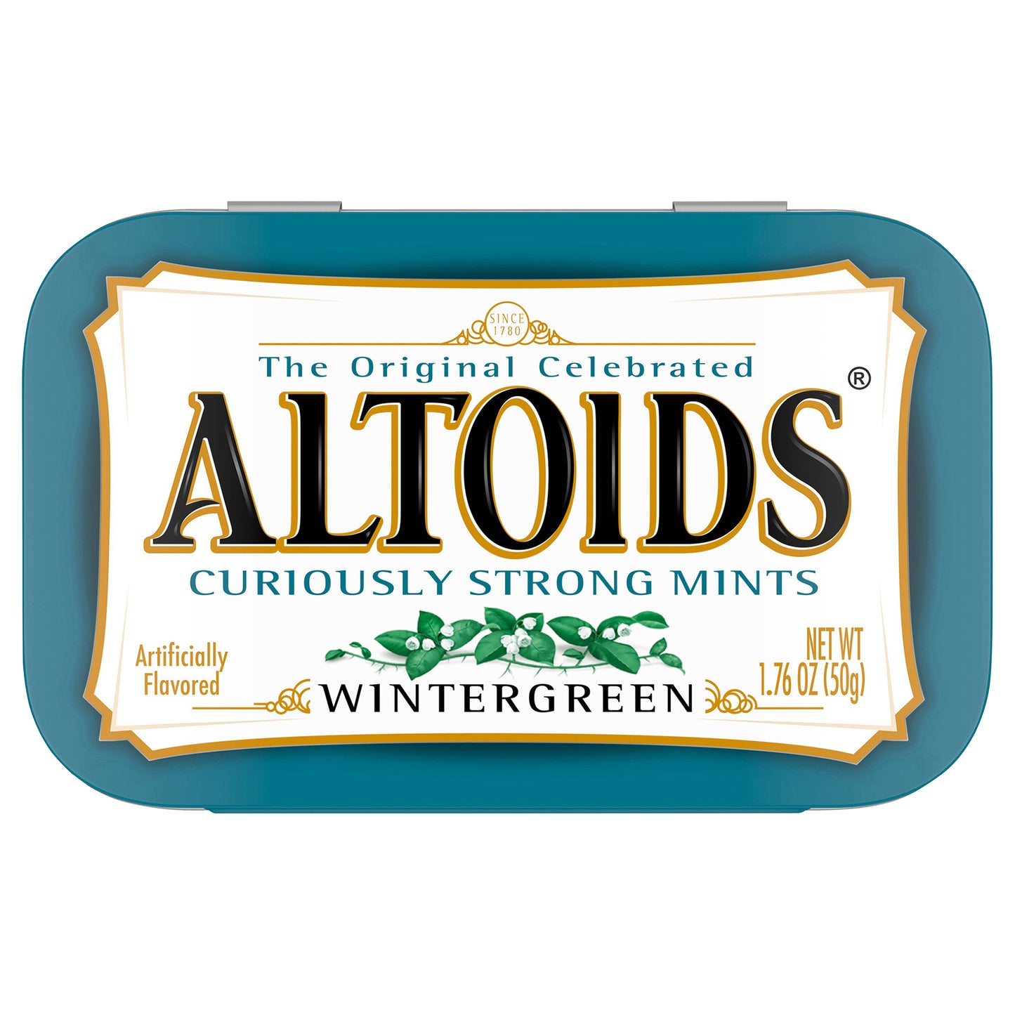 ALTOIDS Wintergreen Sugar Free Breath Mints, Single Pack, 1.76 oz
