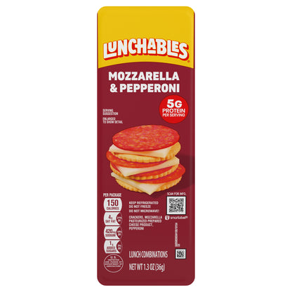 Lunchables Mozzarella & Pepperoni Value Pack, 1.3 oz Pack
