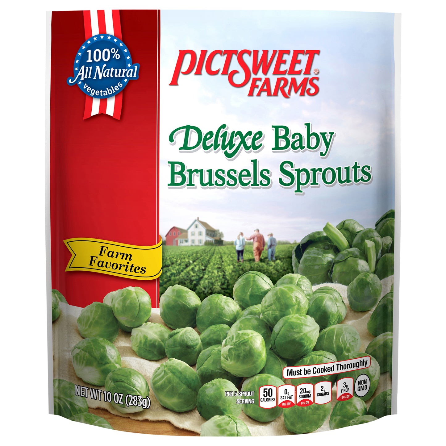 Pictsweet Farms Deluxe Baby Brussels Sprouts, Farm Favorites - 10 oz