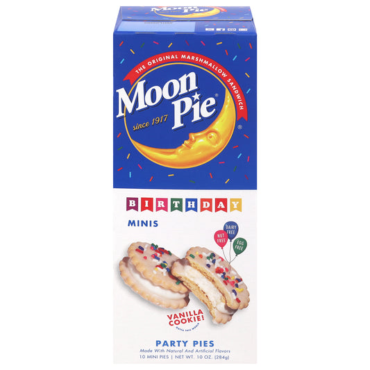 Moon Pie Birthday Vanilla Cookie Minis Party Pies 10 Each