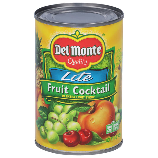 Del Monte Lite Fruit Cocktail in Extra Light Syrup 15 oz