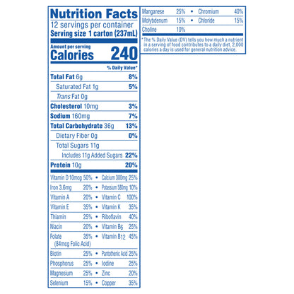 Carnation Breakfast Essentials Rich Milk Chocolate Nutritional Drink 12 - 8 fl oz Cartons