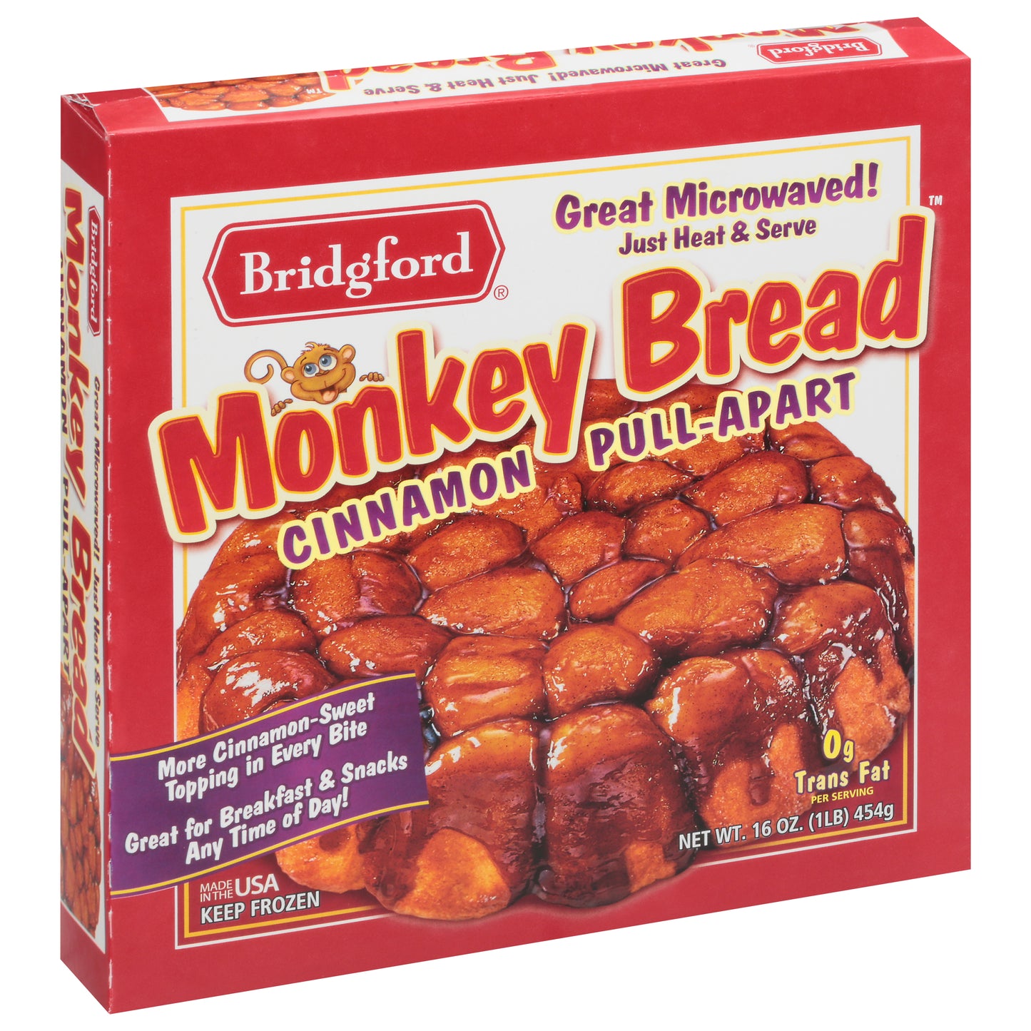 Bridgford Cinnamon Pull-Apart Monkey Bread 16 oz