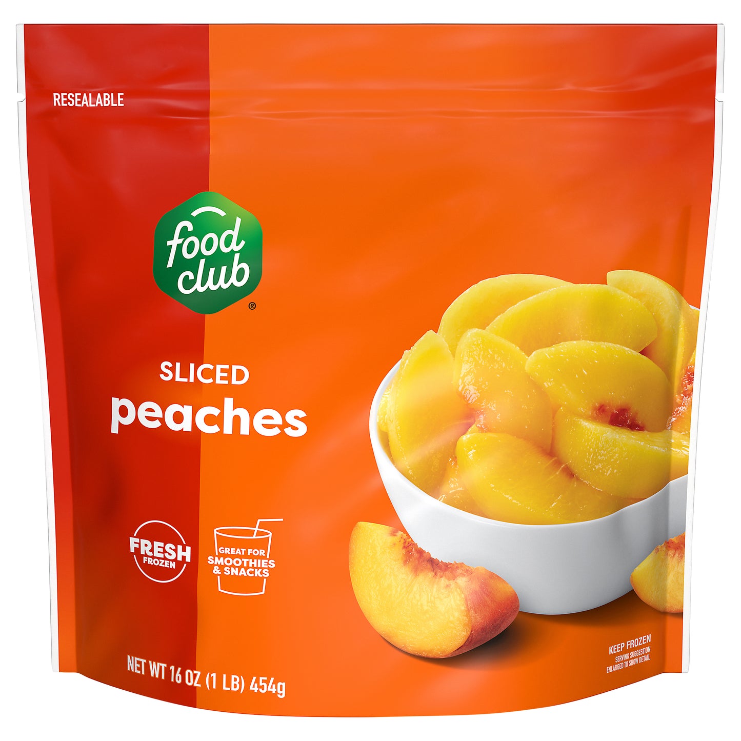 Food Club Sliced Peaches 16 oz