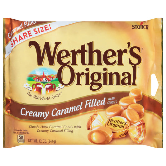 Storck Creamy Caramel Filled Hard Candies Share Size 12 oz