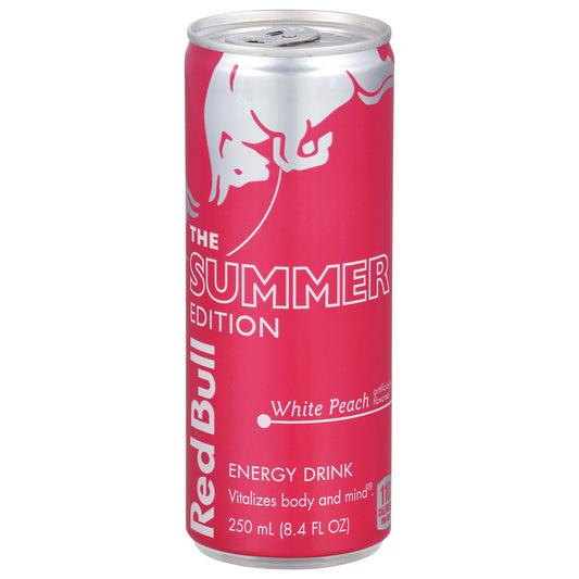 Red Bull The Summer Edition White Peach Energy Drink 8.4 fl oz