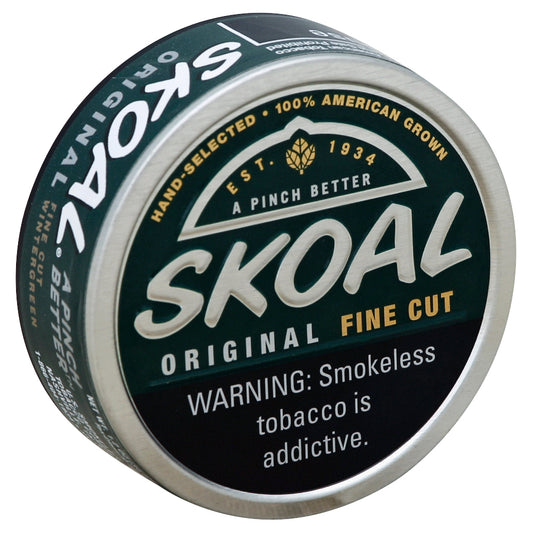 Skoal Smokeless Tobacco 1.2 oz - ORIGNAL FINE CUT