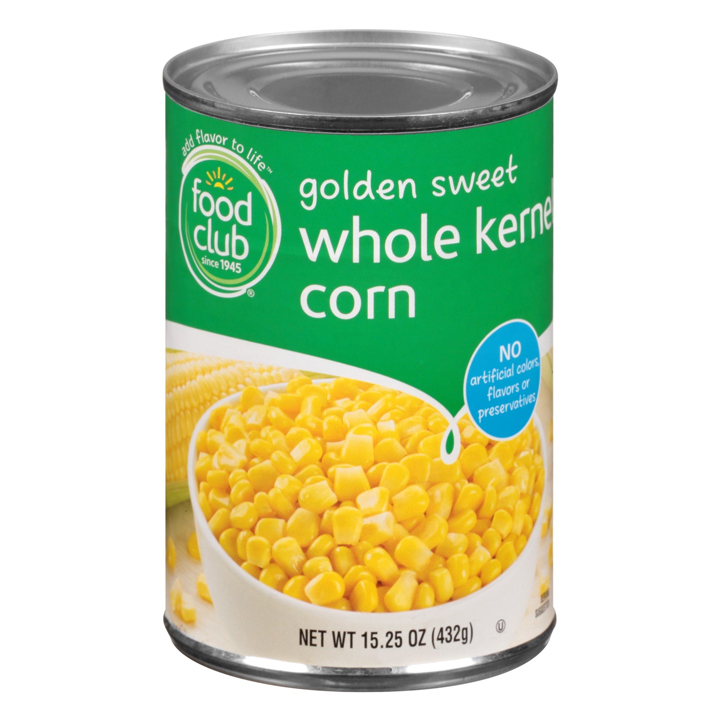 Food Club Whole Kernel Golden Sweet Corn 15.25 oz