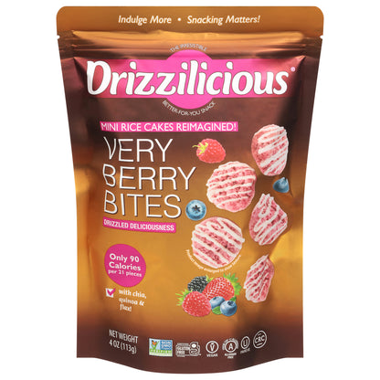 Drizzilicious Mini Very Berry Bites 4 oz
