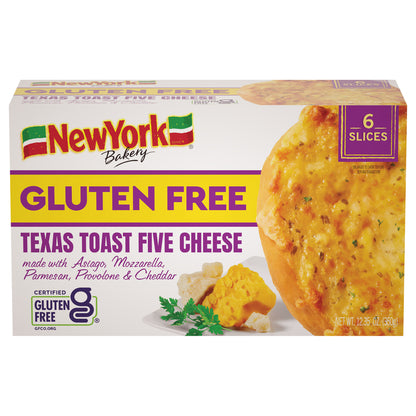 New York Bakery Gluten Free Texas Toast Five Cheese
