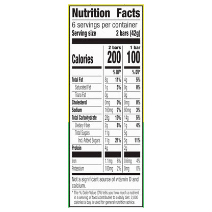 Nature Valley Crunchy Granola Bars, Peanut Butter, 12 Bars, 8.94 OZ (6 Pouches)