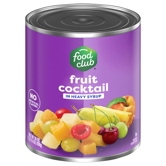 Food Club Fruit Cocktail in Heavy Syrup 30 oz