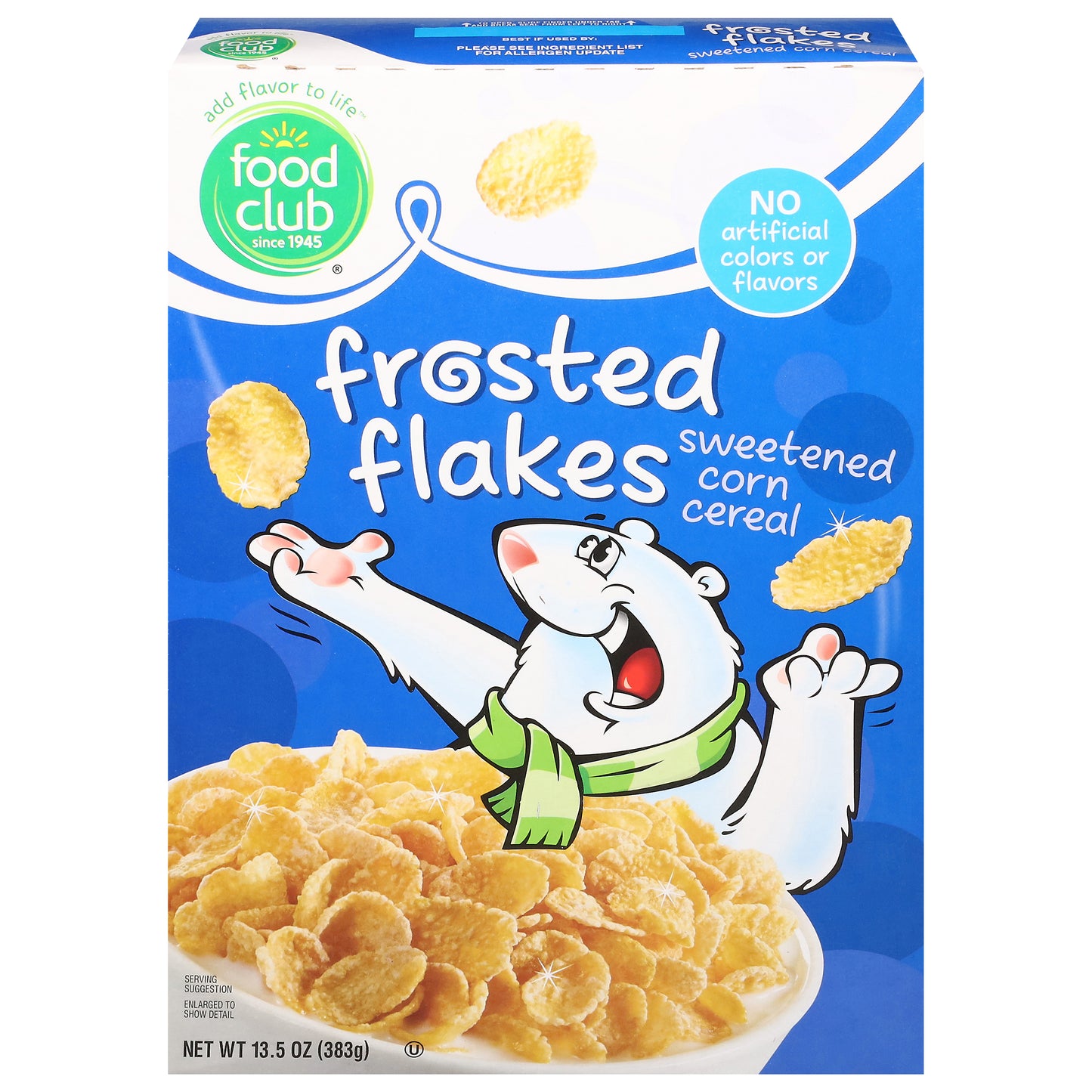 Food Club Frosted Flakes Cereal 13.5 oz