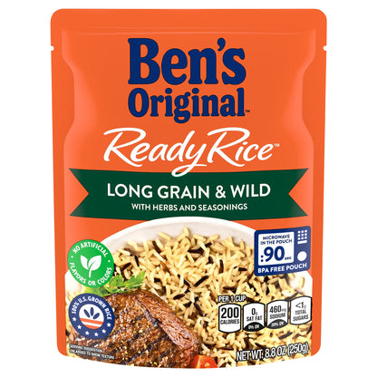 Ben's Original Ready Rice Long Grain & Wild Rice 8.8 oz