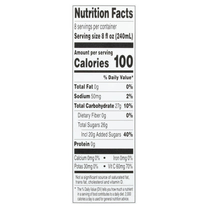 Food Club Grape Cranberry Juice Cocktail 64 fl oz