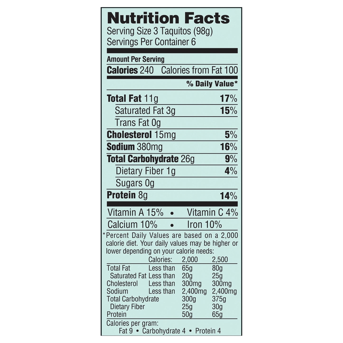 El Monterey Extra Crunchy Southwest Chicken Taquitos 18 ct, 20.7 oz (Frozen)