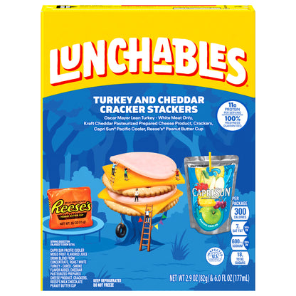 Lunchables Turkey and Cheddar Cracker Stackers Fun Pack 1 ea