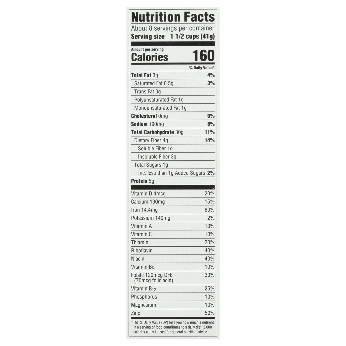 Food Club Toasted Oats Cereal 12 oz