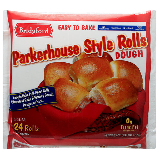 Bridgford Parkerhouse Style Rolls Dough 24 ea