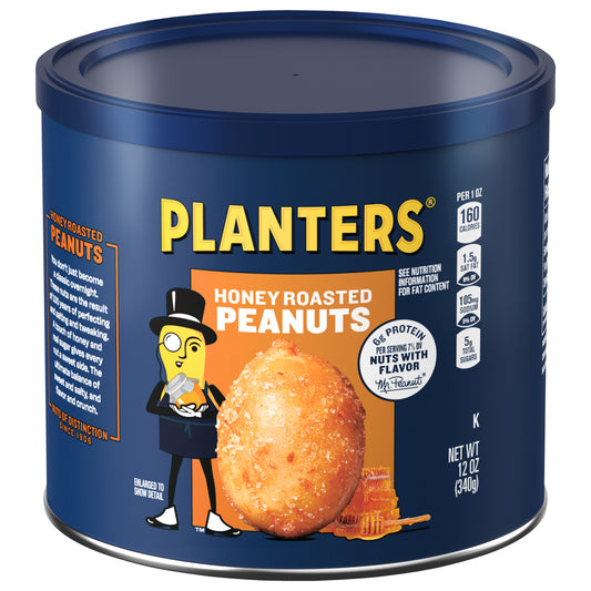 Planters Honey Roasted Peanuts 12 oz
