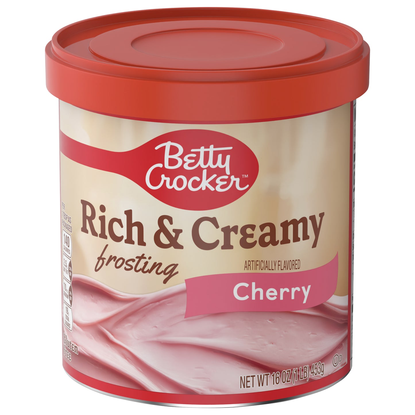 Betty Crocker Gluten Free Rich and Creamy Cherry Frosting, 16 oz.