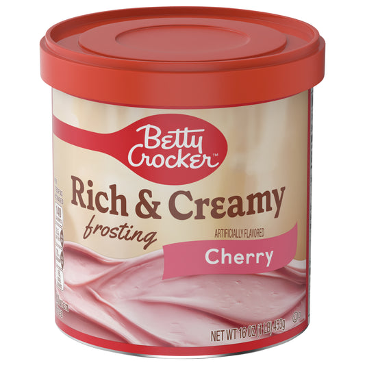 Betty Crocker Gluten Free Rich and Creamy Cherry Frosting, 16 oz.
