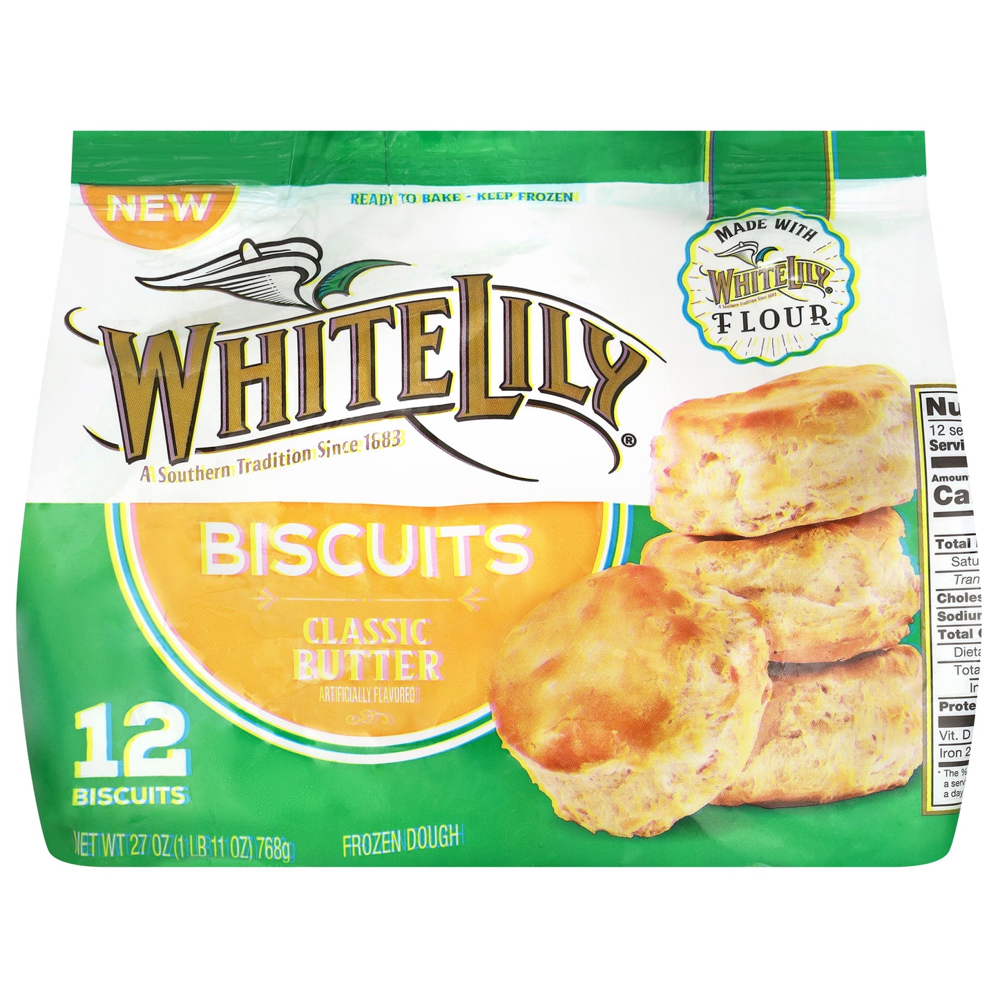 White Lily Classic Butter Biscuits 12 Each