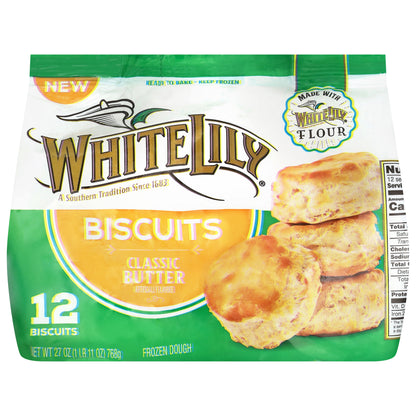 White Lily Classic Butter Biscuits 12 Each