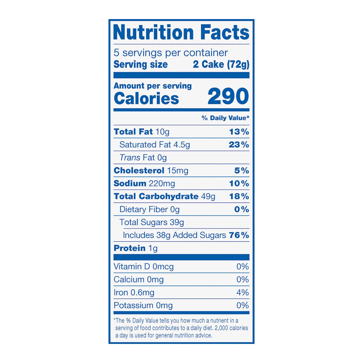HOSTESS Iced Artificially Flavored Vanilla ZINGERS, 10 Count , 12.70 oz
